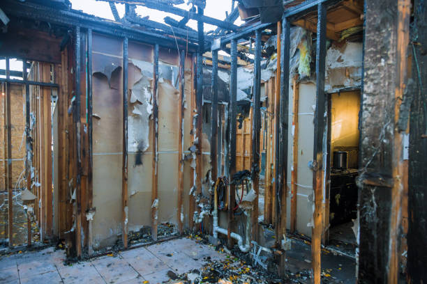 Professional Fire Damage Removal technician working in Clendenin, WV